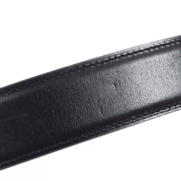 Hermes Black Box Calf Constance Reversible Belt #70 Small Good ◯Y 182276 - Picture 4 of 7